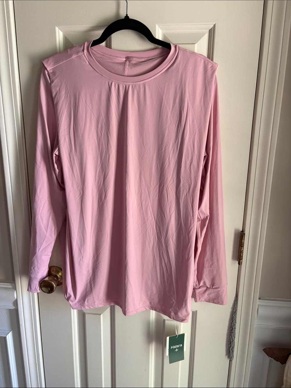 HALARA Pink Long Sleeve Active Top